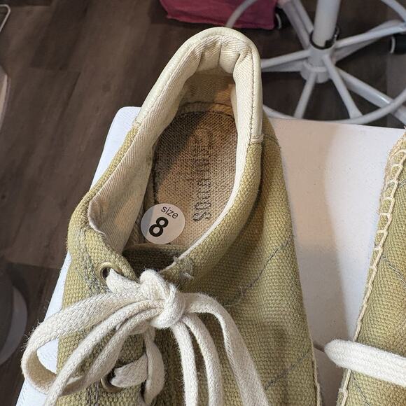 Soludos Women's Tennis Platform Espadrille Lace Up Sneakers Size 8 - Picture 9 of 9